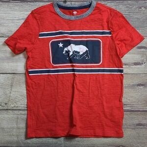 Boys Old Navy Tee Shirt Sz 8 Orange Short Sleeve Top